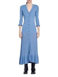 Sandro Long Knitted Dress at Saks Fifth Avenue