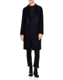 Sandro Lumi amp egrave re Embellished Coat Women - Bloomingdale s at Bloomingdales