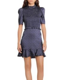 Sandro Malden Printed Smocked Dress Bloomingdales at Bloomingdales