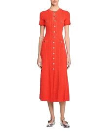 Sandro Milo Button Front Midi Dress Bloomingdalex27s Women at Bloomingdales