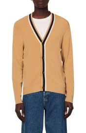 Sandro Milo Tipped Cardigan at Nordstrom