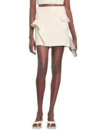 Sandro Minie Foldover Trim Mini Skirt Bloomingdales at Bloomingdales