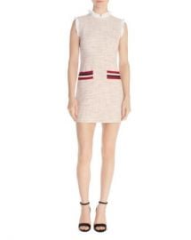 Sandro Morgan Ruffled Tweed Mini Dress Women - Bloomingdale s at Bloomingdales