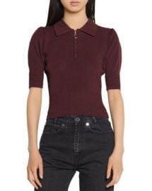 Sandro Nami Half Zip Sweater Women - Bloomingdale s at Bloomingdales