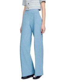 Sandro Narsy Flare Leg Tweed Pants Bloomingdales at Bloomingdales