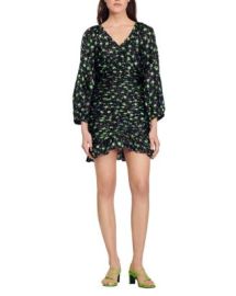 Sandro Novalee V Neck Dress Bloomingdales at Bloomingdales