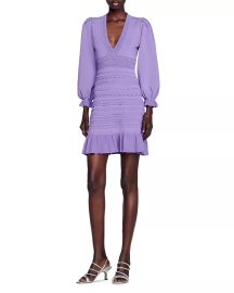 Sandro Ombreacute V Neck Dress Bloomingdales at Bloomingdales