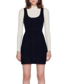 Sandro Ora Layered Look Pinafore Dress Bloomingdales at Bloomingdales