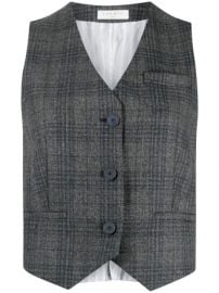 Sandro Paris Anthey Plaid Waistcoat - Farfetch at Farfetch