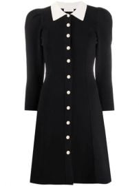 WornOnTV: Carissa’s black contrast collar shirtdress on E! News Daily ...