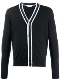 Sandro Paris Contrast long-sleeve Cardigan - Farfetch at Farfetch