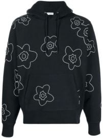 Sandro Paris Embroidered Floral long-sleeved Hoodie - Farfetch at Farfetch