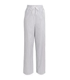 Sandro Paris Rhinestone Striped Wide-Leg Trousers Harrods US at Harrods