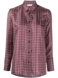 Sandro Paris Thia geometric-print Shirt  - Farfetch at Farfetch