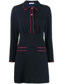 Sandro Paris Two Tone Shirt Dress - Farfetch at Farfetch