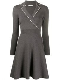 Sandro Paris long-sleeve Flared Mini Dress - Farfetch at Farfetch