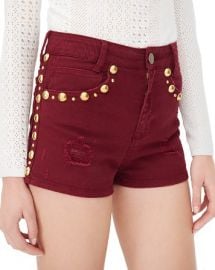 Sandro Pichi Studded Shorts at Bloomingdales