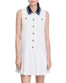 Sandro Pleated Mini Dress Bloomingdales at Bloomingdales