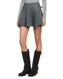 Sandro Pleated Mini Skirt Bloomingdale39s at Bloomingdales
