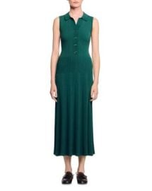Sandro Polo Neck Rib Knit Dress Bloomingdales at Bloomingdales