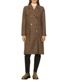 Sandro Raquel Long Coat Bloomingdales at Bloomingdales