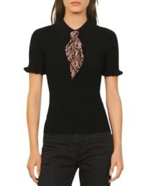 Sandro Robyn Scarf Sweater   Bloomingdales at Bloomingdales