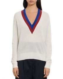 Sandro Shena Varsity-Style Sweater Women - Bloomingdale s at Bloomingdales