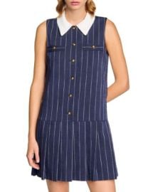 Sandro Short Striped Dress Bloomingdales at Bloomingdales