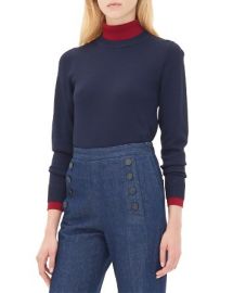 Sandro Siouxie Layered Effect Sweater at Bloomingdales