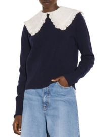 Sandro Sivane Pilgrim Collar Sweater   Bloomingdales at Bloomingdales