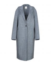 Sandro Sky Blue Coat at Yoox