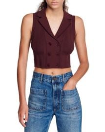 Sandro Solune Knit Vest Bloomingdales at Bloomingdales