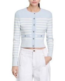 Sandro Striped Cardigan Bloomingdales at Bloomingdales