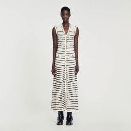 Sandro Striped Knit Midi Dress at Sandro