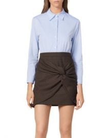 Sandro Suits Mixed-Media Dress Women - Bloomingdale s at Bloomingdales