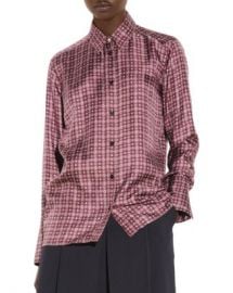 Sandro Thia Printed Silk Shirt Women - Bloomingdale s at Bloomingdales