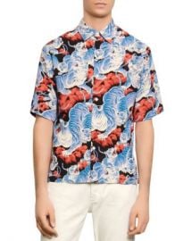 Sandro Tiger Casual Short Sleeve Button-Up Shirt Men - Bloomingdale s at Bloomingdales