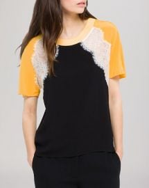 Sandro Top - Ella Color Block at Bloomingdales