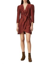 Sandro Vera Mini Wrap Dress Women - Bloomingdale s at Bloomingdales