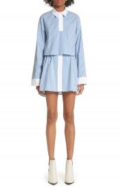 Sandy Liang Jodamo Pinstripe Dress at Nordstrom