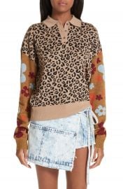 Sandy Liang Paw Paw Polo Sweater at Nordstrom