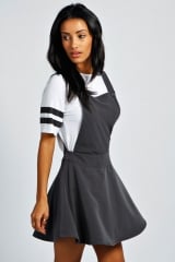 Sandy Pinafore Dress at Boohoo