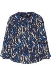 Sanford printed silk top at The Outnet