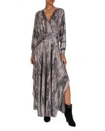 WornOnTV: Teddi’s metallic surplice maxi dress on The Real Housewives ...