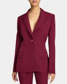 Santorelli JESS Single Button Peak Lapel Jacket with Seam Detail at Nordstrom