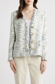 Sapphire Tweed Jacket at Nordstrom
