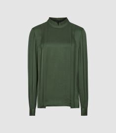 Sarah High Neck Blouse by Reiss at Reiss