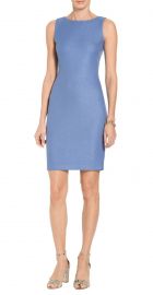 Sarga Knit Bateau Neck Dress at Orchard Mile