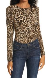 Sariah Leopard Thong Bodysuit at Nordstrom Rack