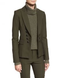 Sarin Double-Breasted Stretch Blazer by Veronica Beard at Neiman Marcus